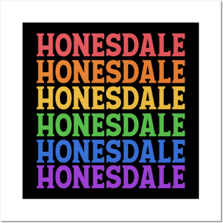 HONESDALE COLORFUL CITY Posters and Art